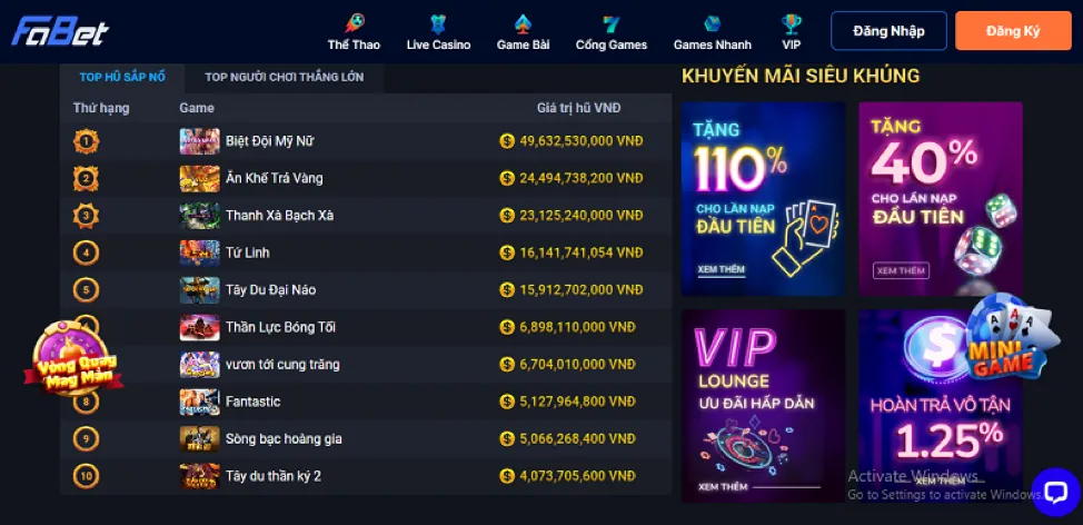 Game nổ hũ Thợ Săn Kho Báu tại 78win8 Casino